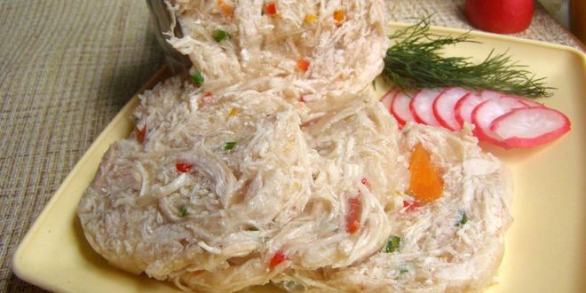 Рецепт куриного рулета в бутылке