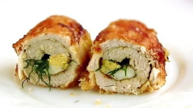 Рецепт Куриных рулетиков на сковороде