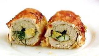 Рецепт Куриных рулетиков на сковороде
