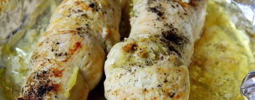 Шаг 7: куриных рулетиков с лимонно-яблочной начинкой