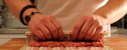 Шаг 3: мясного рулета на гриле