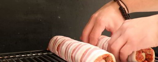 Шаг 4: мясного рулета на гриле