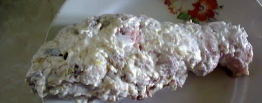 Шаг 6: мясного рулета со сметаной