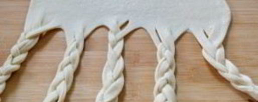 Шаг 3: плетеного рулета с сюрпризом