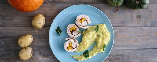 Шаг 4: рулета из индейки