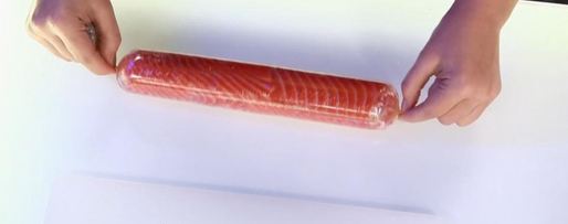 Шаг 1: рулета из лосося на тостах