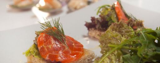 Шаг 3: рулета из лосося на тостах