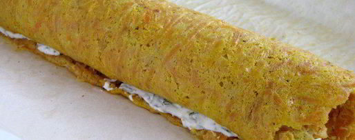 Шаг 7: рулета из моркови с сыром и зеленью