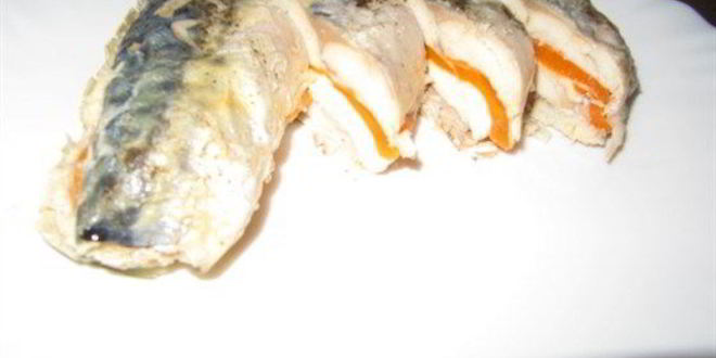 Рецепт рулета из скумбрии в фольге