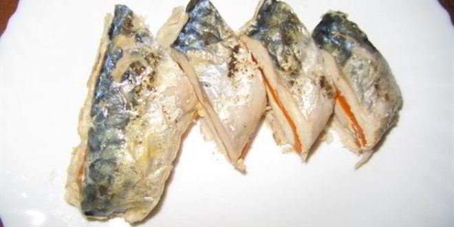 Рецепт рулета из скумбрии в фольге