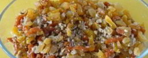 Шаг 2: рулета из сухофруктов и орехов