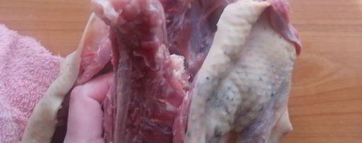 Шаг 4: рулета из утки с финиками и орехами