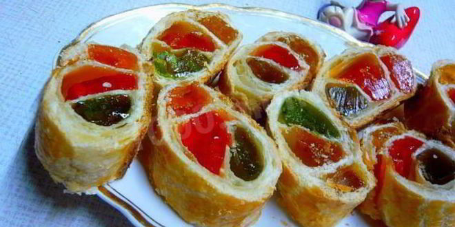 Рецепт рулета малахит