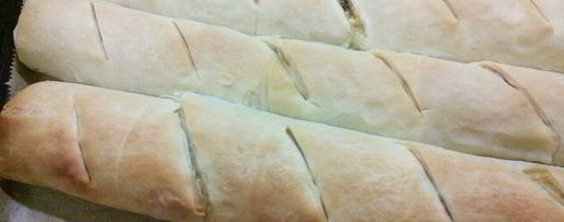 Шаг 7: рулета с фетой и шпинатом по-критски