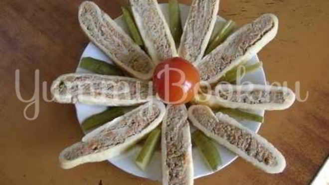 Рецепт Рулета с паштетом печени индейки