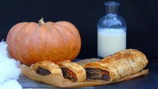 Рецепт Рулета с тыквой и маком