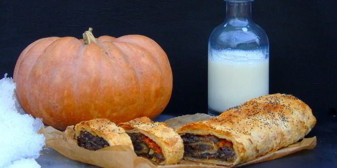 Рецепт рулета с тыквой и маком