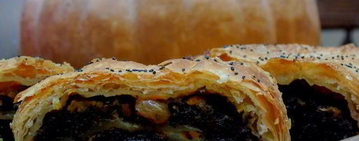 Шаг 6: рулета с тыквой и маком