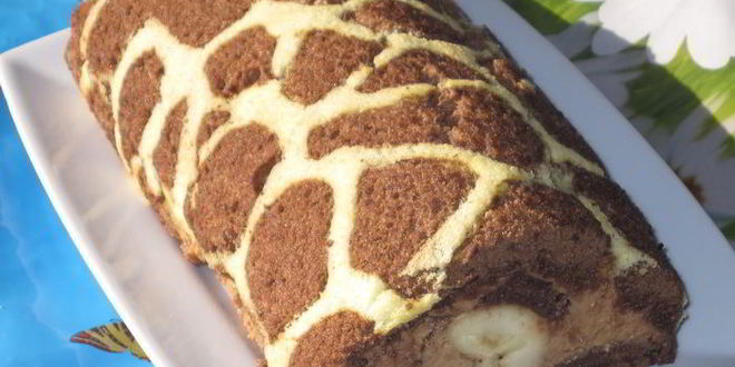 Рецепт рулета жираф