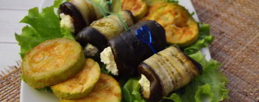 Шаг 6: рулетиков из баклажанов с творогом и сыром