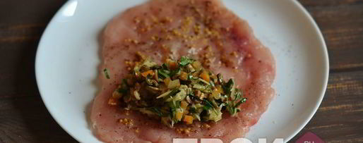 Шаг 3: рулетиков из индейки