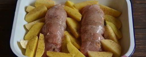 Шаг 5: рулетиков из индейки