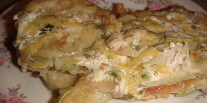 Рецепт рулетиков из кабачков и помидоров