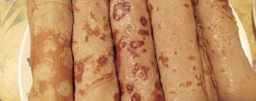 Шаг 4: рулетиков из печеночных блинчиков с грибами