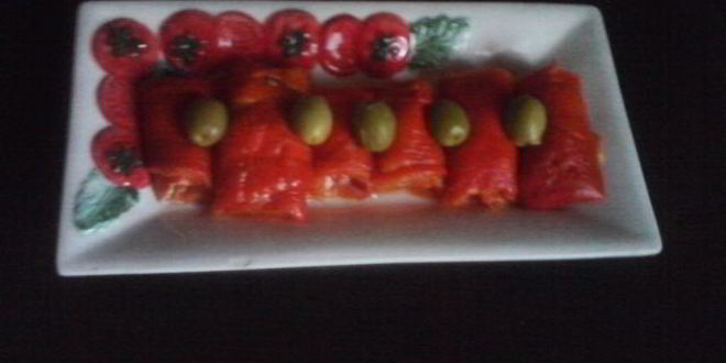 Рецепт рулетиков из перца