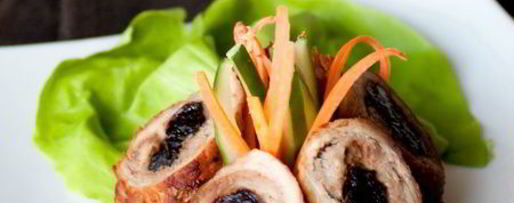 Шаг 5: рулетики из свинины с черносливом