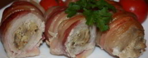 Шаг 7: рулетиков из свинины с грибами