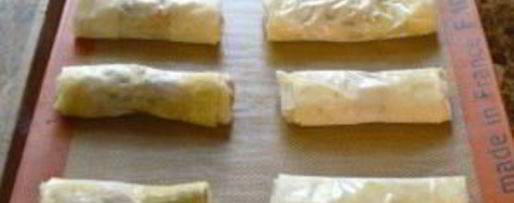 Шаг 12: рулетиков из теста фило