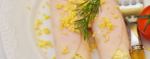 Шаг 5: рулетиков из ветчины с сыром и чесноком