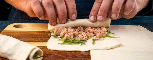 Шаг 3: рулетиков с тунцом