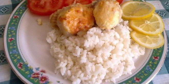 Рецепт рулетов из филе минтая с рисом