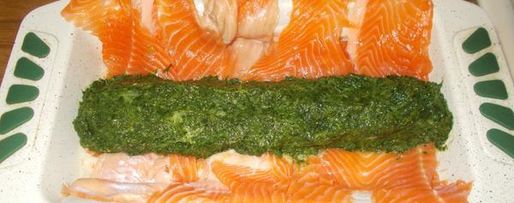 Шаг 18: рыбного рулета со шпинатом