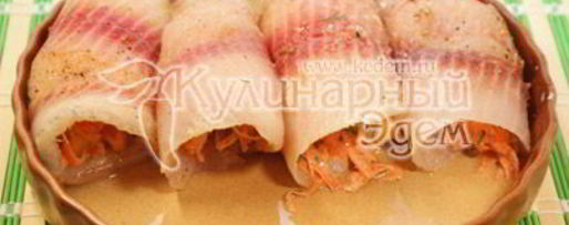 Шаг 4: рыбных рулетов из тилапии