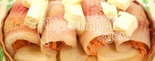 Шаг 5: рыбных рулетов из тилапии