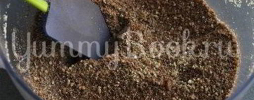 Шаг 1: шоколадна-кокосового рулет без выпечки