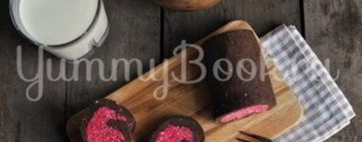 Шаг 10: шоколадна-кокосового рулет без выпечки