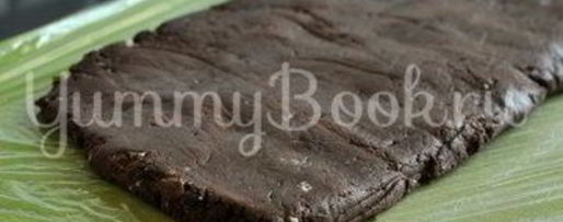 Шаг 6: шоколадна-кокосового рулет без выпечки