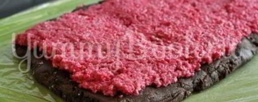 Шаг 7: шоколадна-кокосового рулет без выпечки