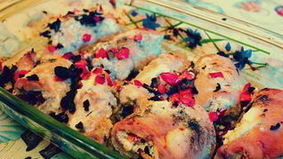 Рецепт Сочных рулетиков из индейки