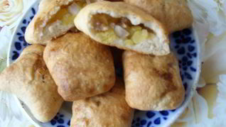 Рецепт Печеной самсы с тыквой