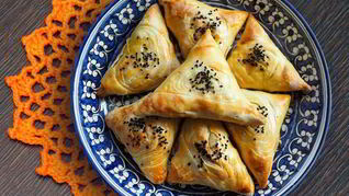 Рецепт Самсы из слоеного дрожжевого теста