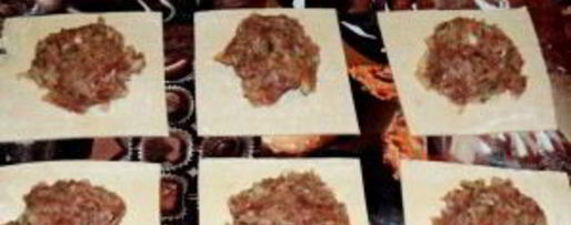 Шаг 2: самсы с фаршем