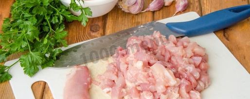 Шаг 8: самсы с курицей из слоеного теста