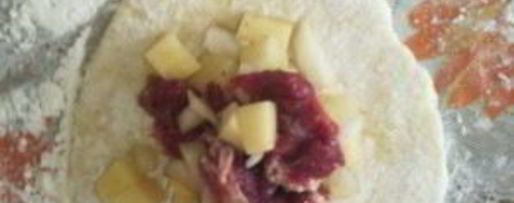 Шаг 7: самсы с мясом и картошкой