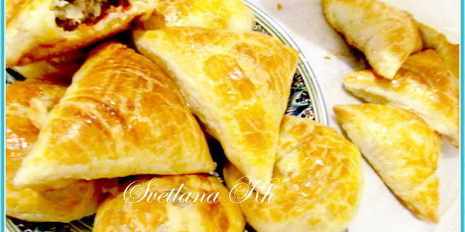 Рецепт самсы с мясом и помидорами