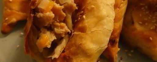 Шаг 17: самсы с мясом и тыквой